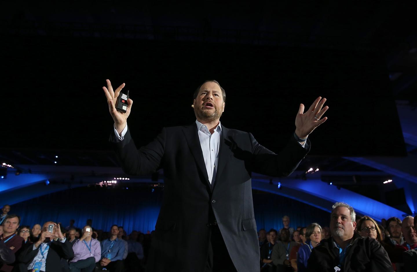 Technology Business Leaders Address Salesforce Conference