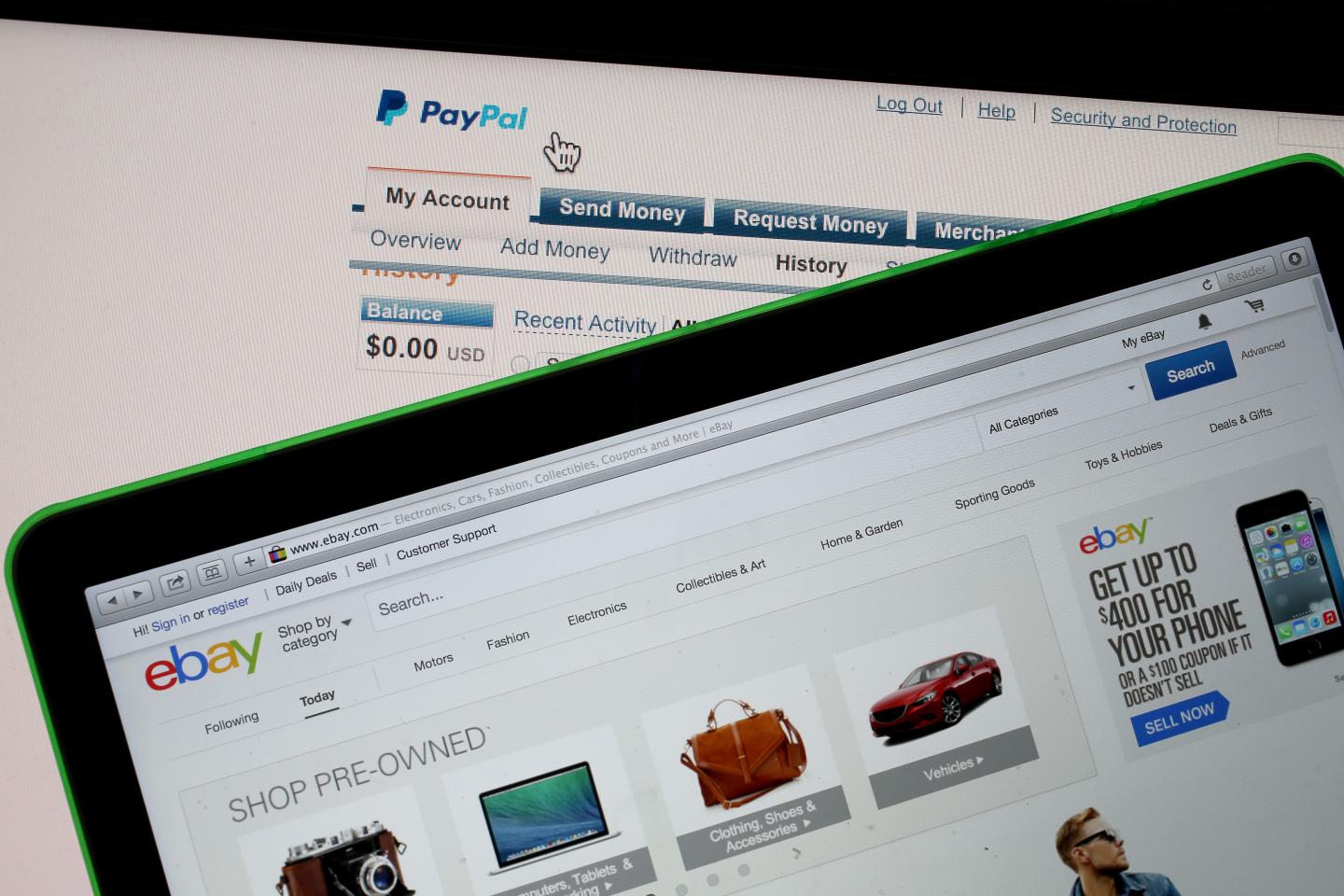 PayPal returns today with a market cap larger than eBay