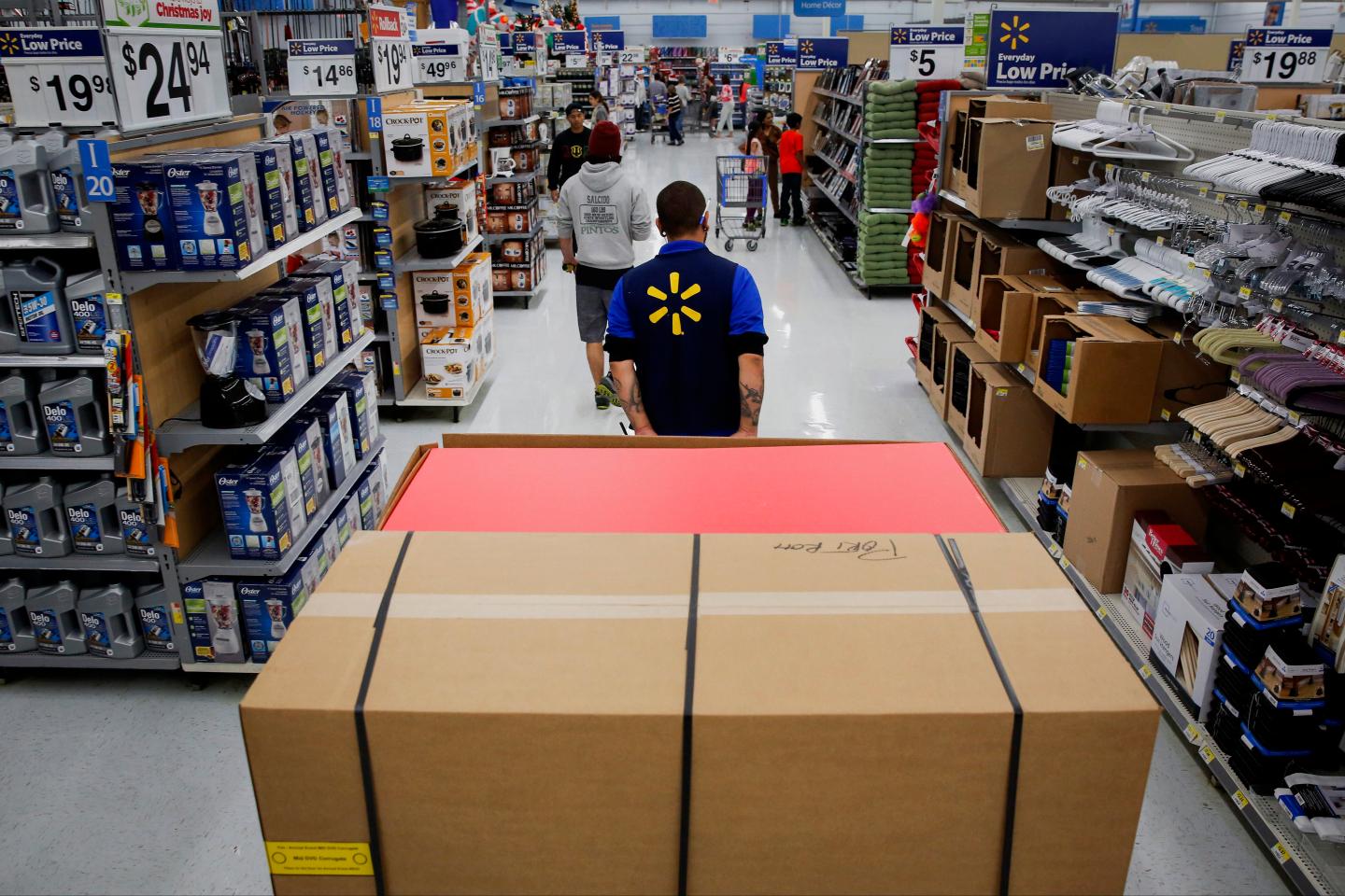 Operations Inside A Wal-Mart Stores Inc. Location Ahead Of Black Friday