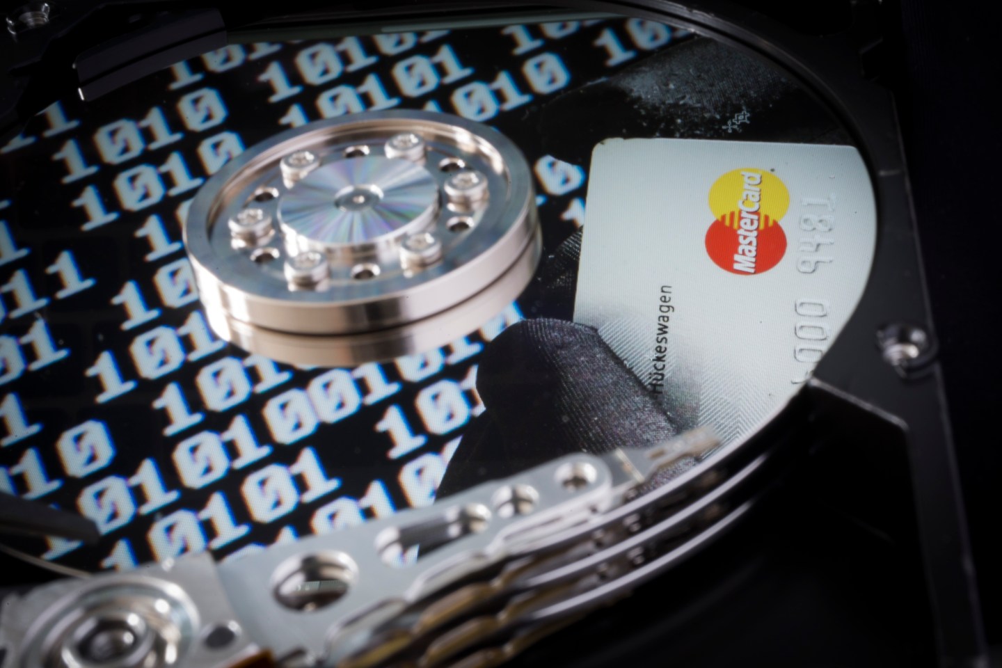 Close-up Of A Hard Drive