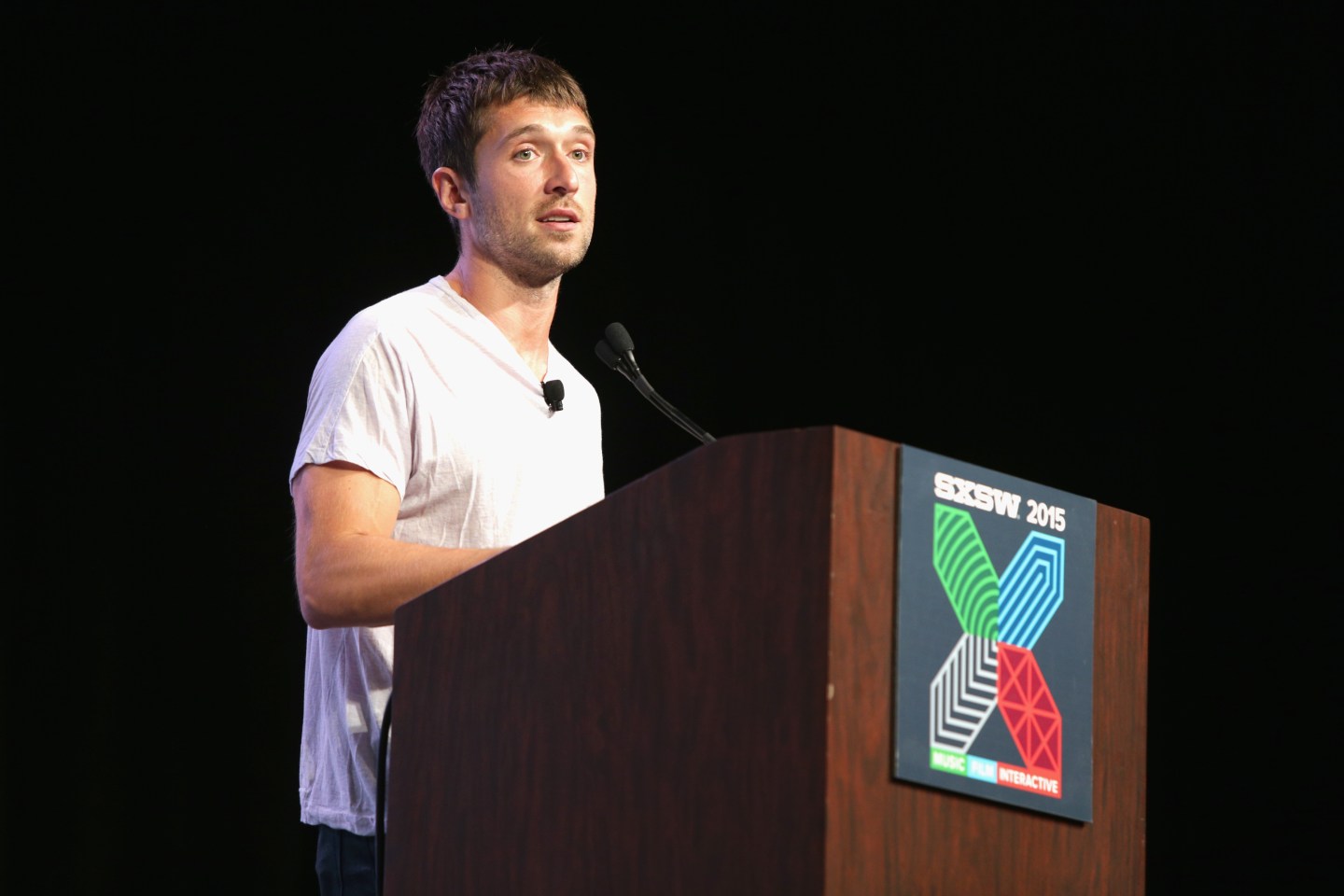attends 'Back To The Future Of Media' during the 2015 SXSW Music, Film + Interactive Festival at Austin Convention Center on March 13, 2015 in Austin, Texas.