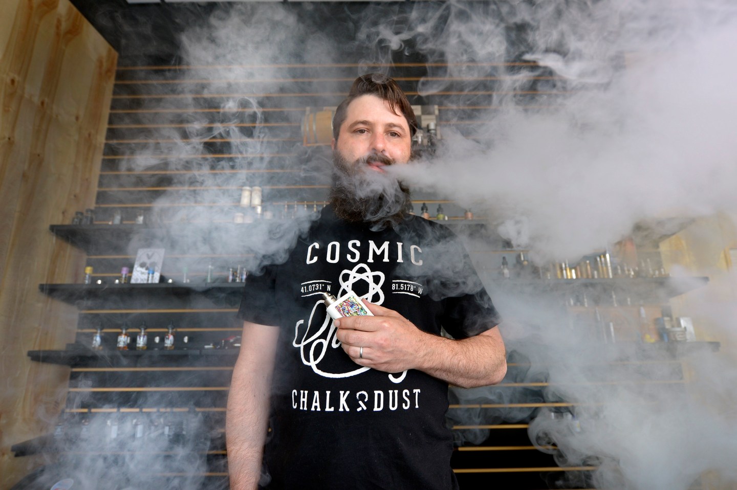 Has vaping culture gets hot, some drop cigarettes, but risk continues