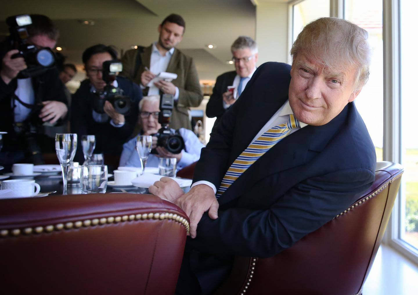 Donald Trump Visits Turnberry Golf Club