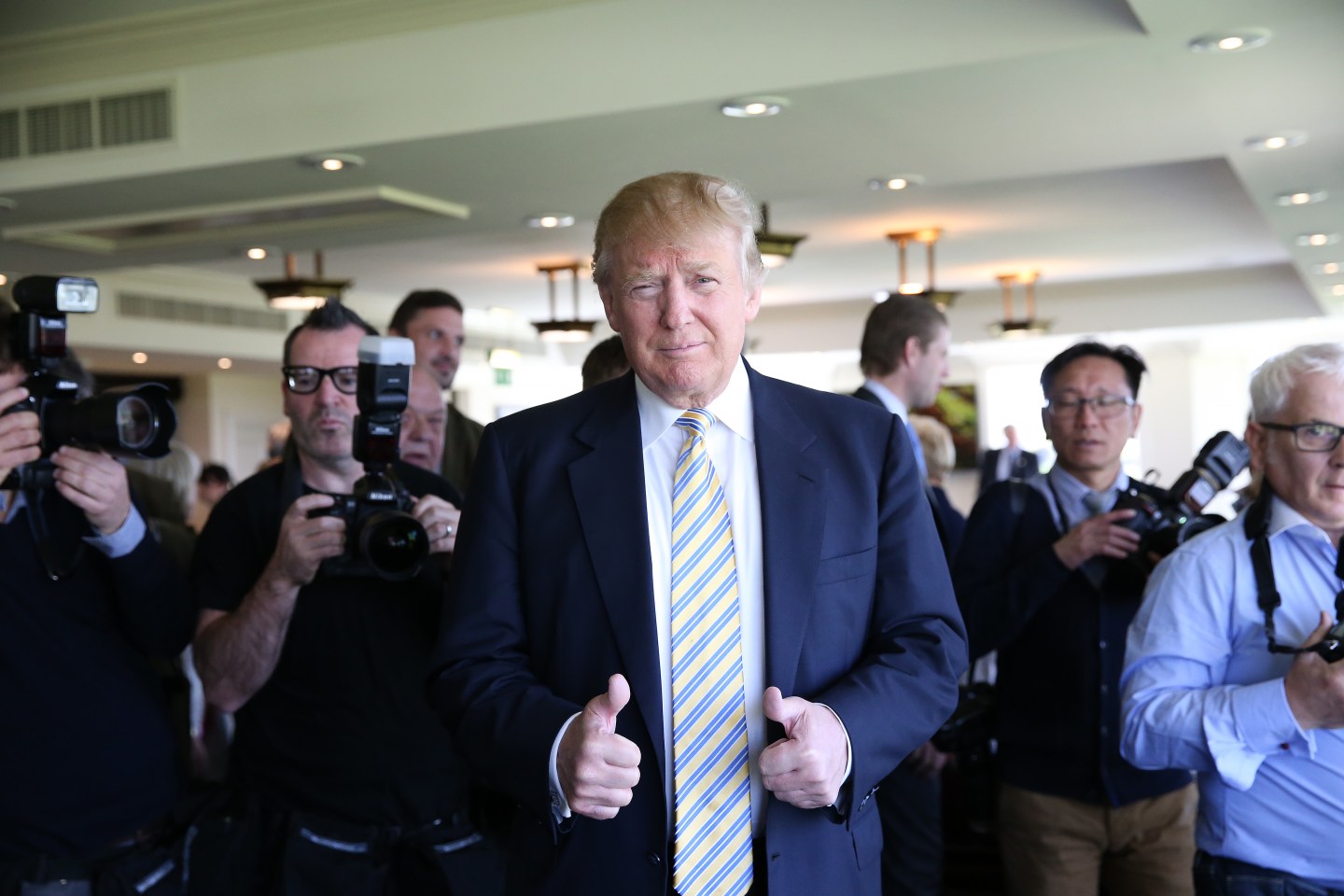 Donald Trump Visits Turnberry Golf Club