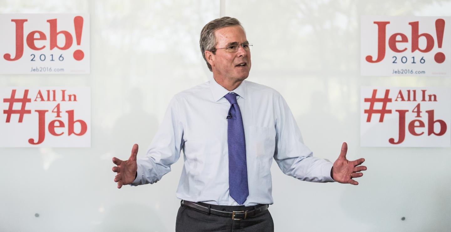 Goldman Sachs bankers are showing Jeb Bush the money