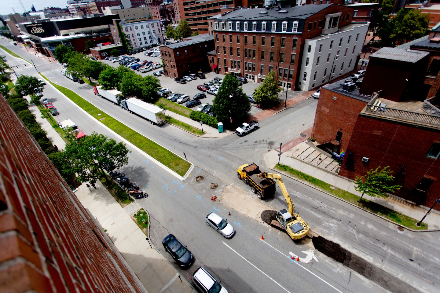 Spring Street contstruction