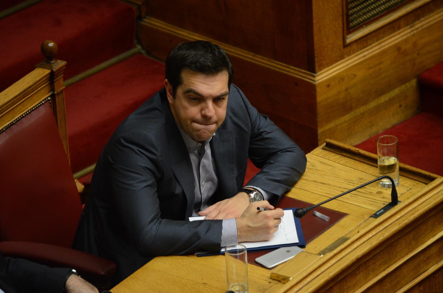 Greek Prime Minister Alexis Tsipras. Greek government asks