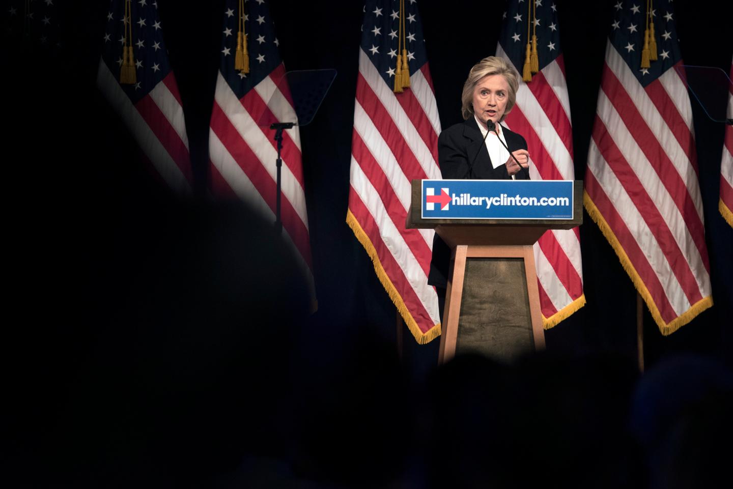 Democratic Presidential Candidate Hillary Clinton Outlines EconomicPlan At The New School