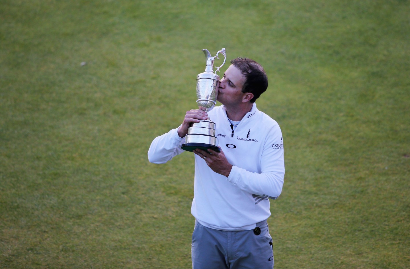 during the final round of the 144th Open Championship at The Old Course on July 20, 2015 in St Andrews, Scotland.