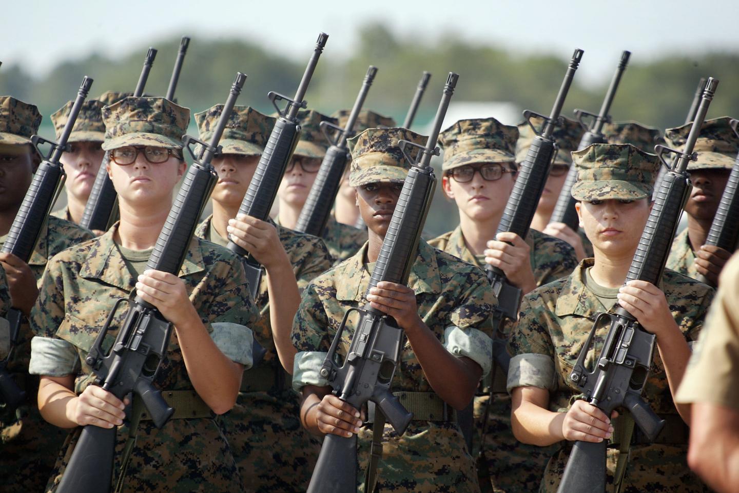 Women Train to Become U.S. Marines