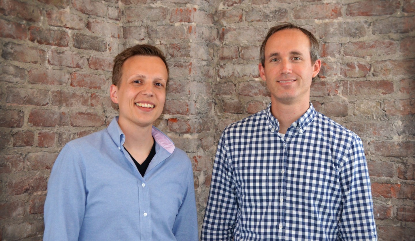 Rescale co-founders Joris Poort (left) and Adam McKenzie