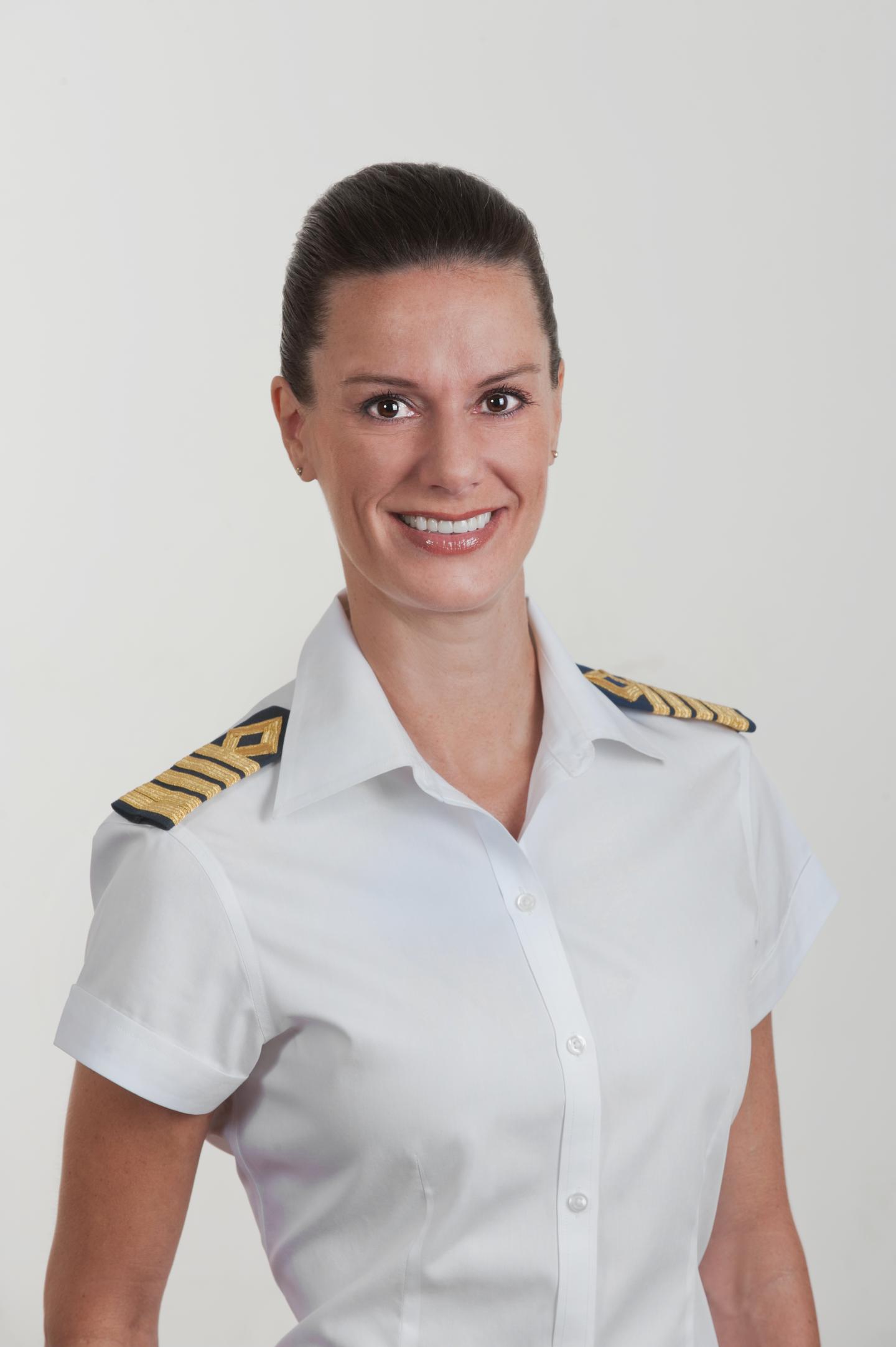 Meet the first American woman to captain a “mega” cruise ship