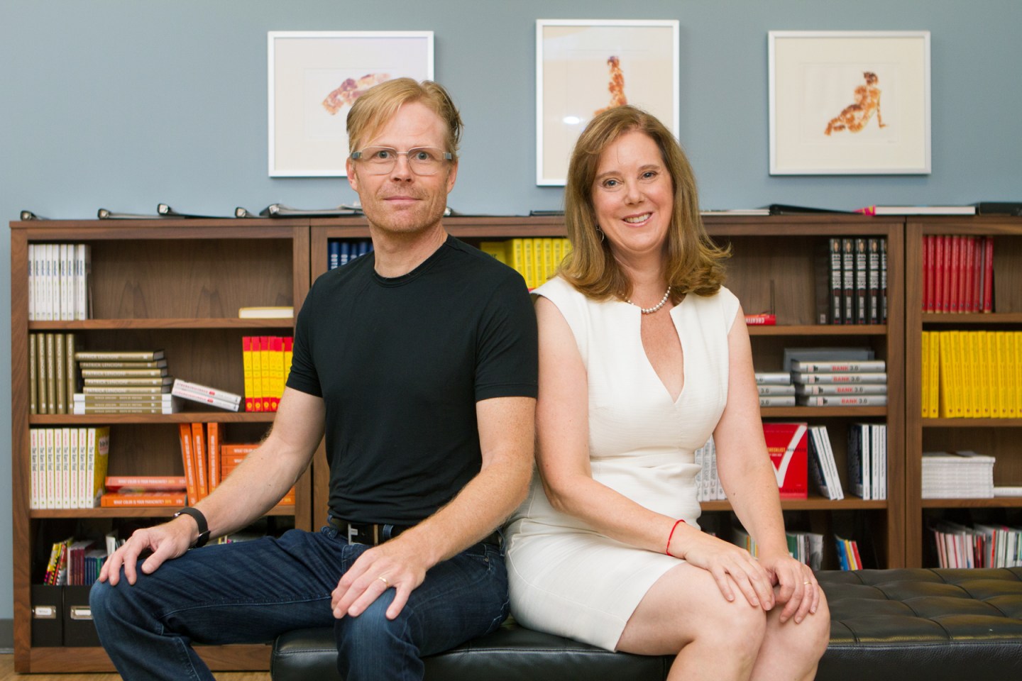 Medalli co-founders Borge Hald (CEO) and Amy Pressman (President)