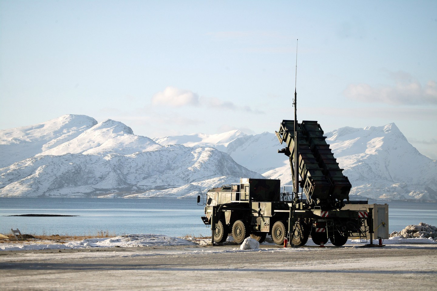 Raytheon's Patriot air defense missile system.