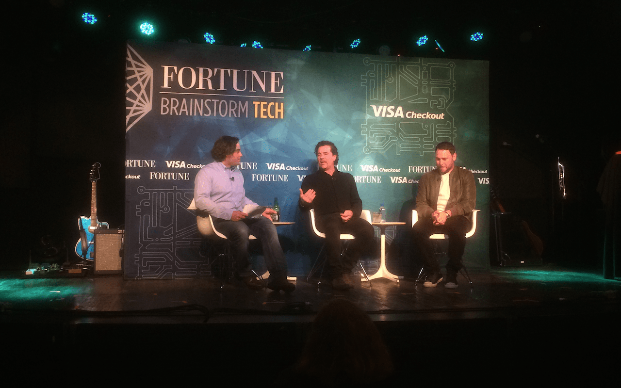 Dan Primack, Scott Borchetta, Scooter Braun at Fortune Brainstorm Tech 2015