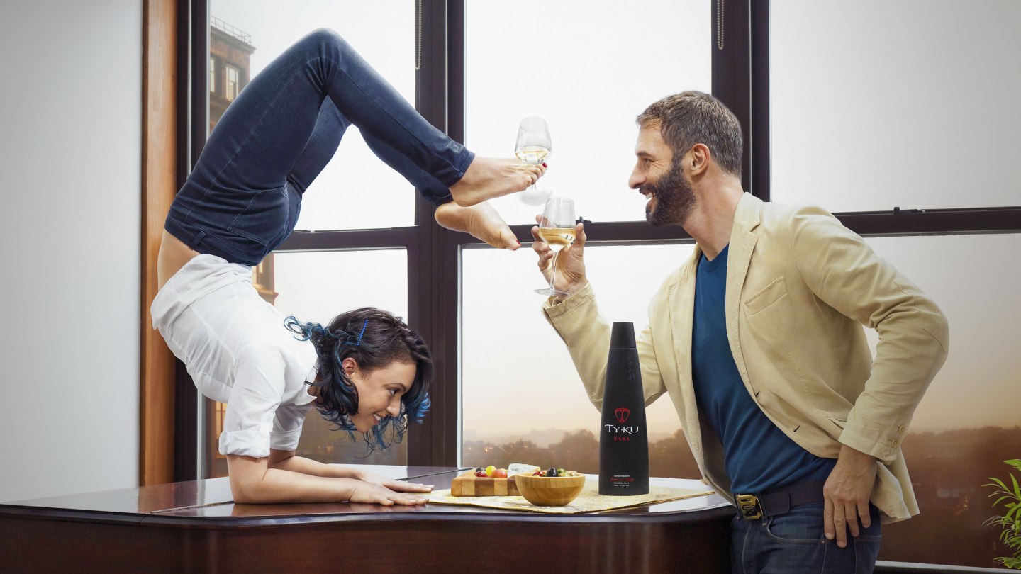Is it too much of a stretch to market sake to yogis?
