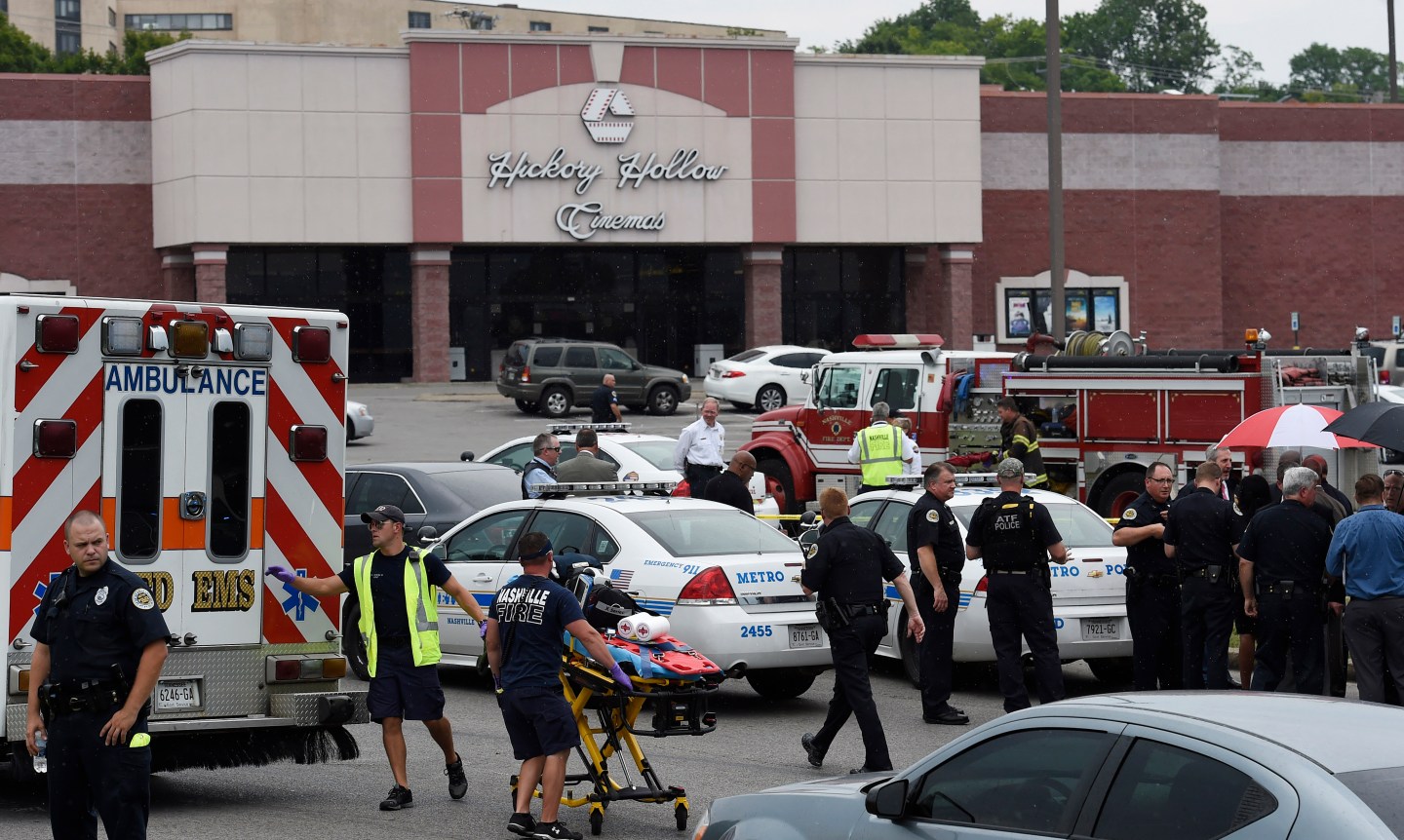 APTOPIX Theater Shooting Tennessee