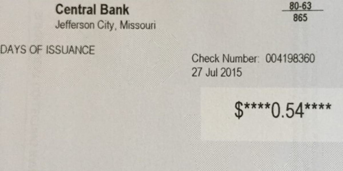 AT&T sent a check for 54 cents in a class action over illegal taxes ...