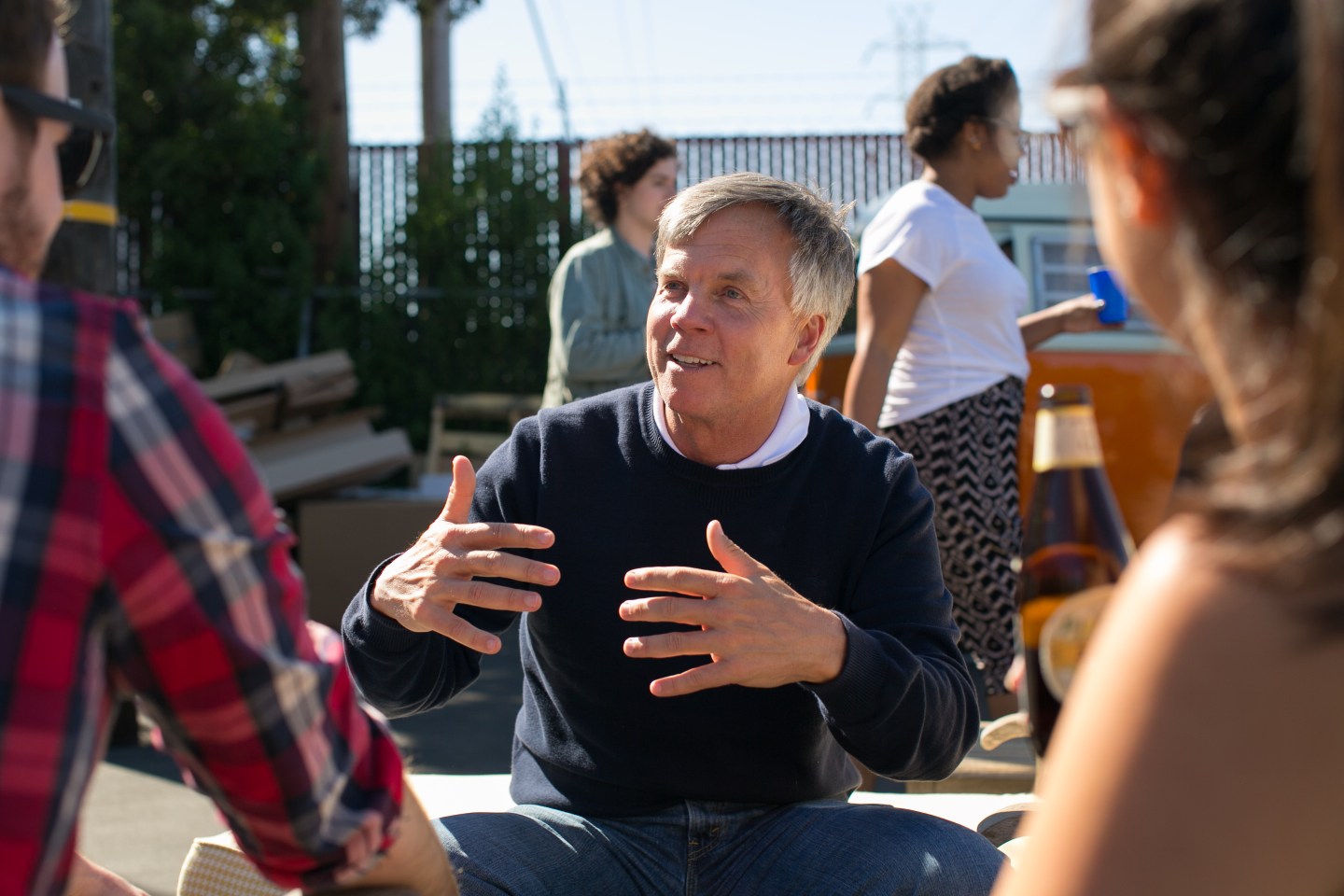 Ron Johnson at Enjoy's Bay Area offices