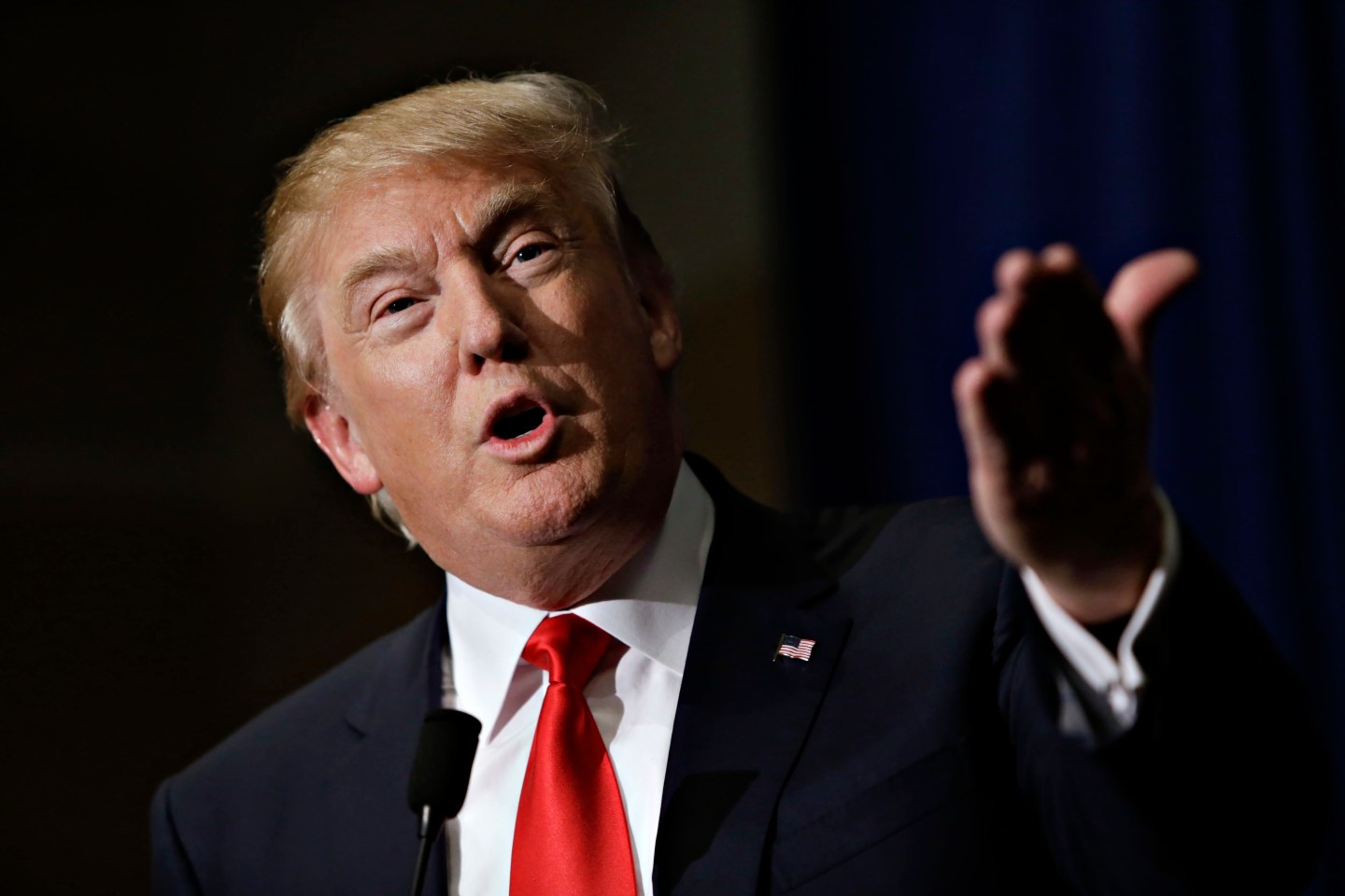 Donald Trump Holds Rally At Grand River Center