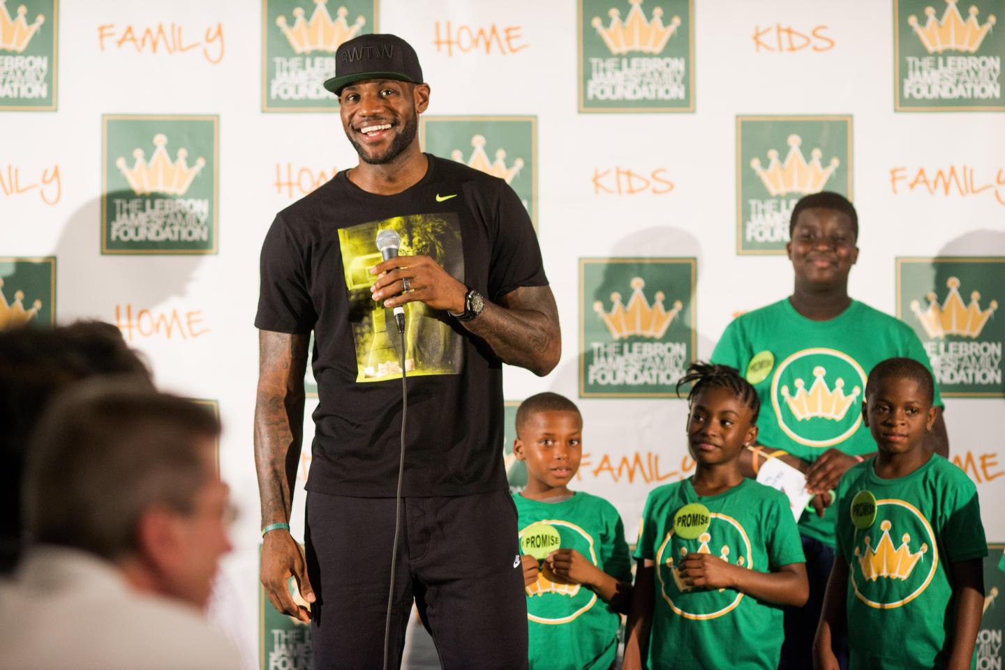 City Of Akron Celebrates The Return of Lebron James