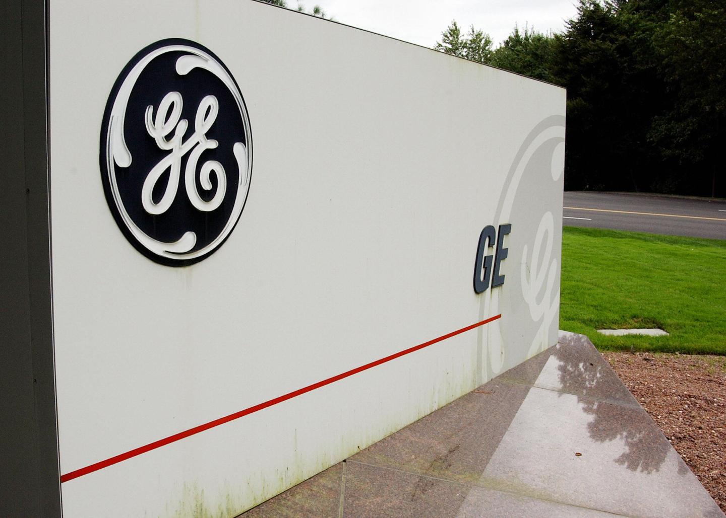 A sign outside the corporate headquarter