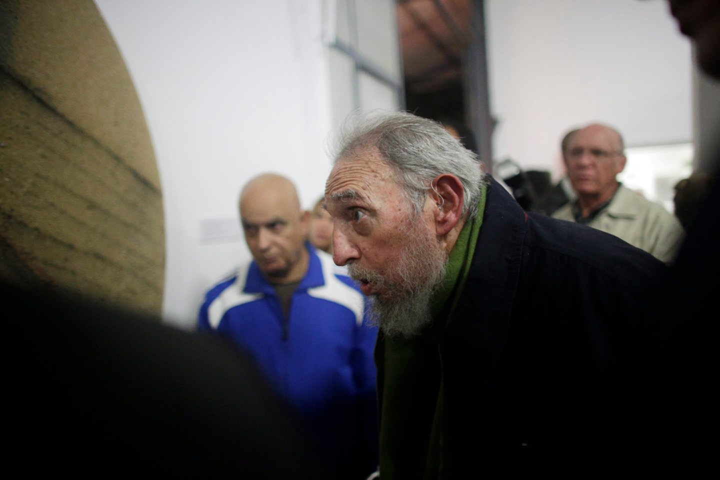 Fidel Castro Makes Rare Public Appearance In Havana
