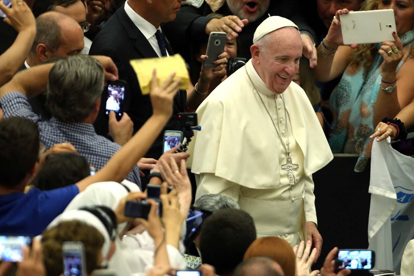 Pope Francis Holds His Weekly Audience