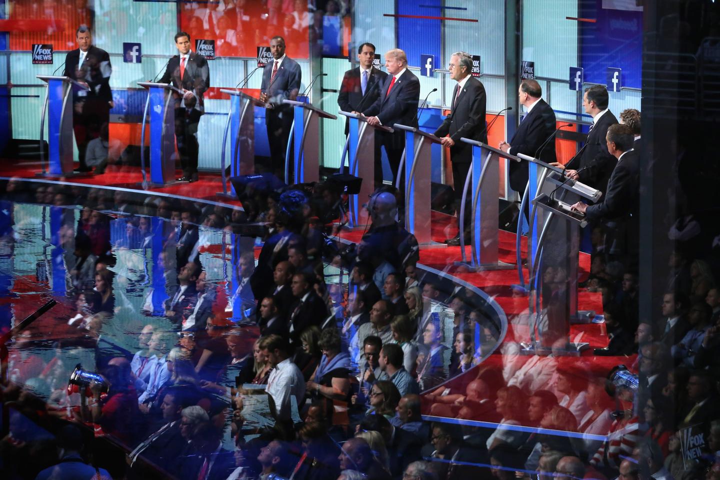 Top-Polling GOP Candidates Participate In First Republican Presidential Debate