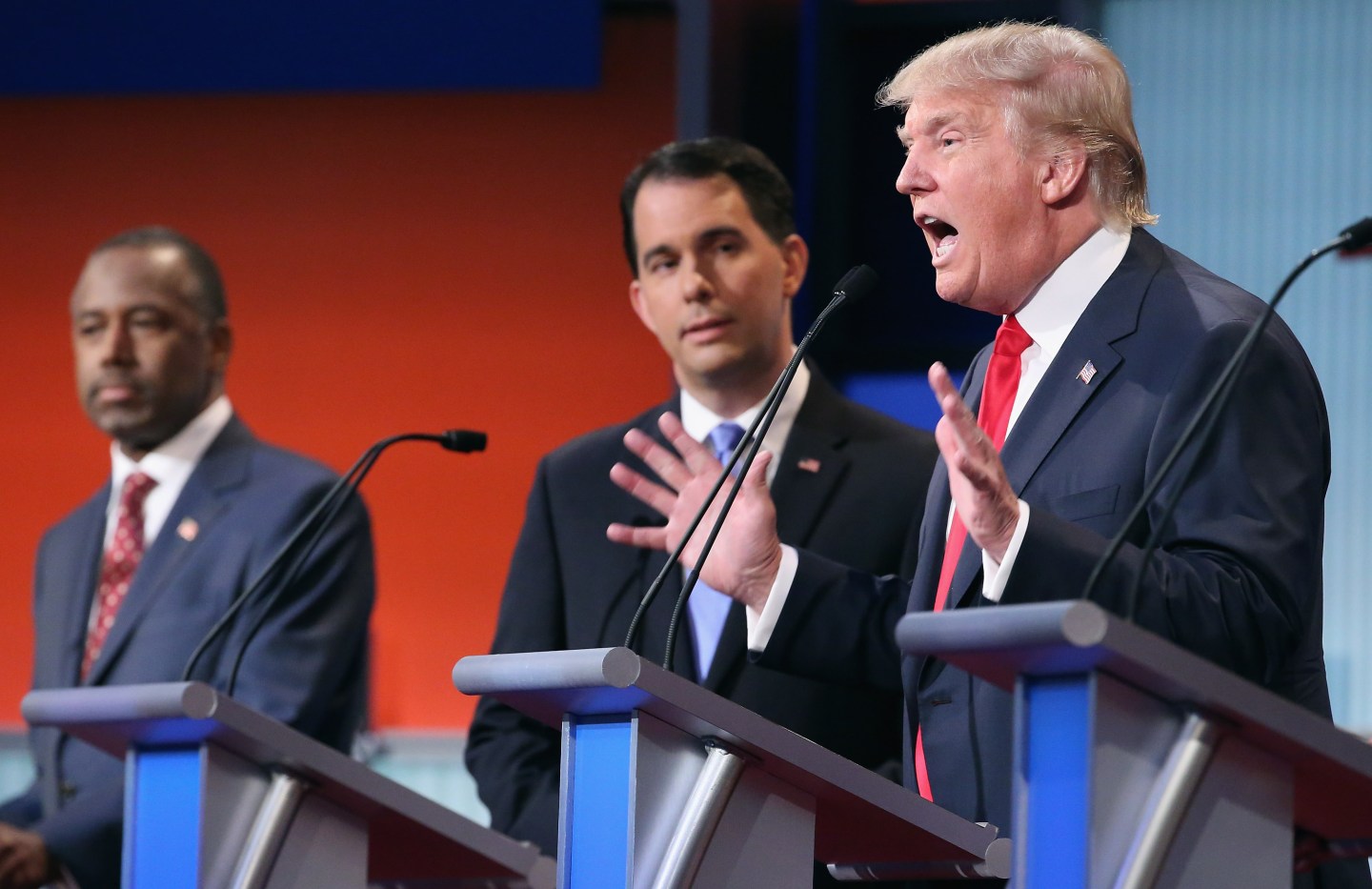 Top-Polling GOP Candidates Participate In First Republican Presidential Debate