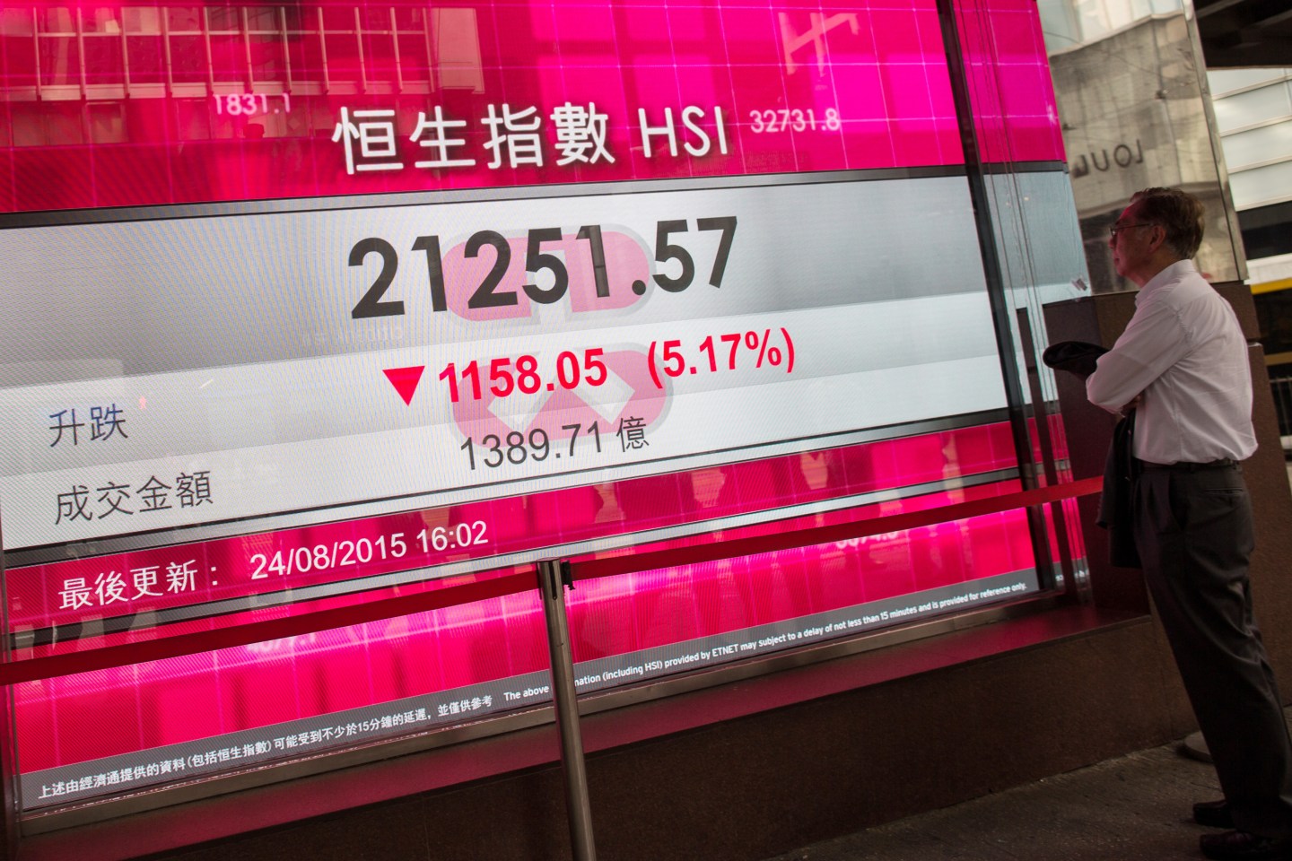 Inside A Securities Brokerage As Hong Kong Stock Plunges Fastest Since 1987 Crash