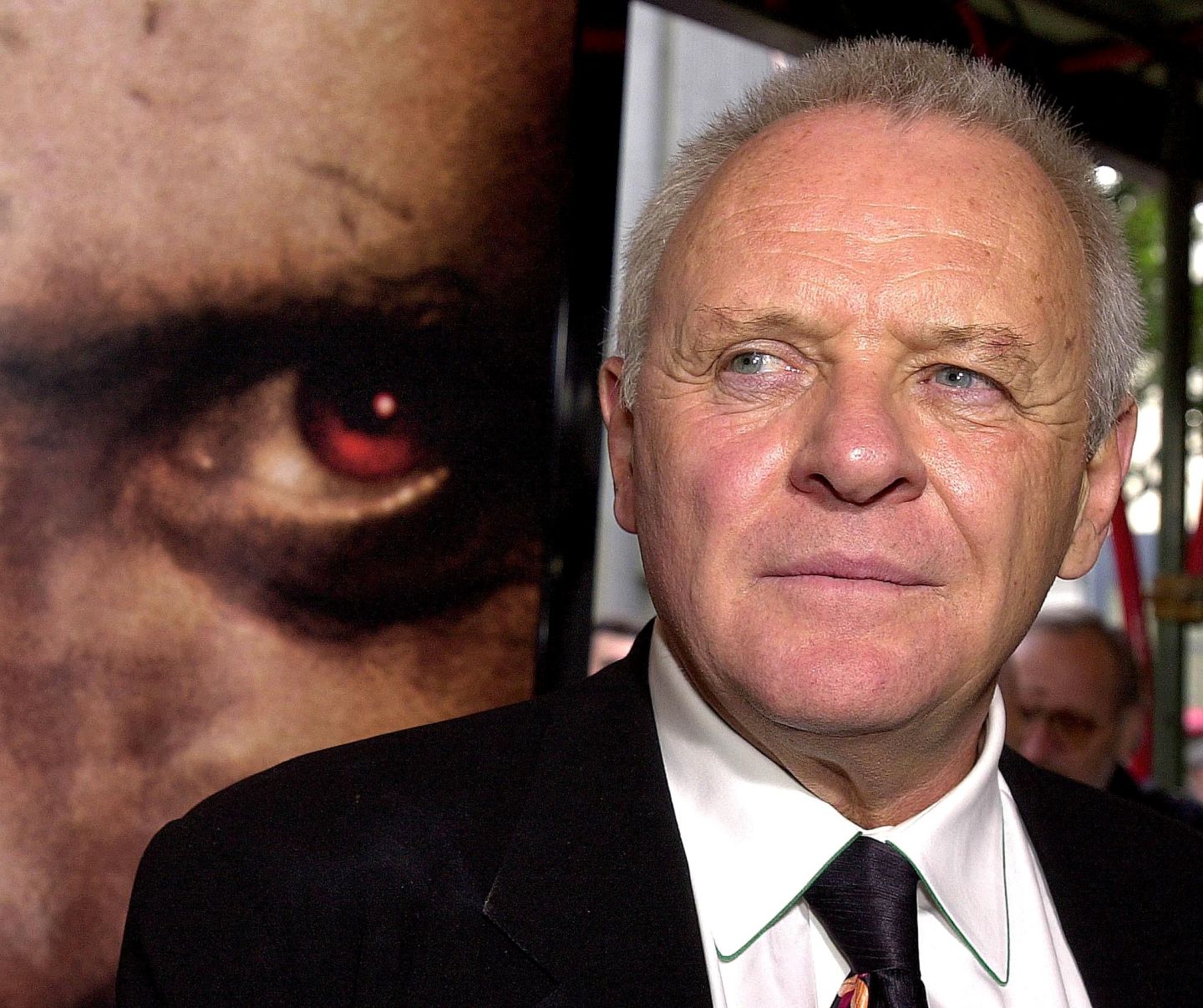 British-born actor Anthony Hopkins is interviewed