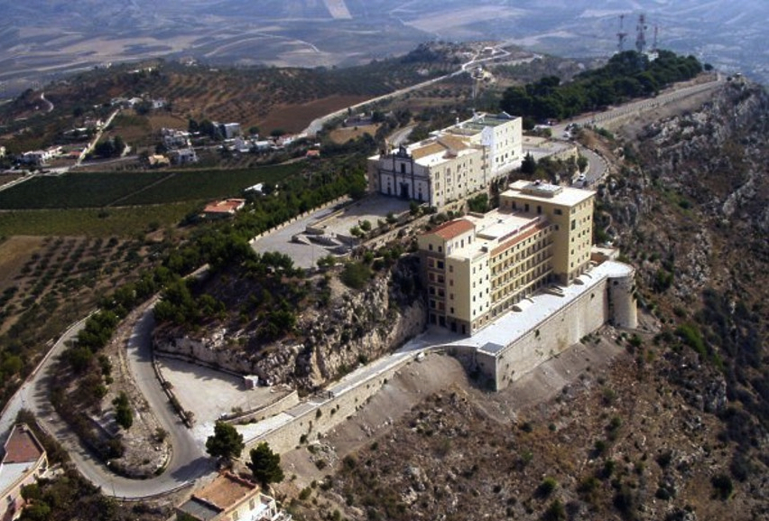 A view of the &#8220;ghost&#8221; hotel in Sicily. The 61-year-old hotel has had &#8220;grand openings&#8221; but never hosted a guest.