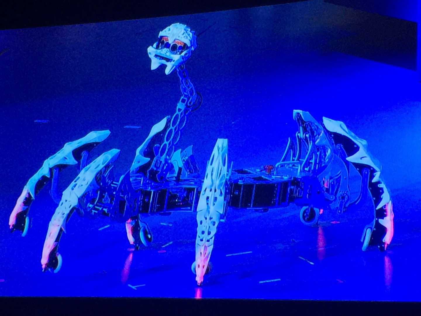 Intel's dancing, robotic spider.
