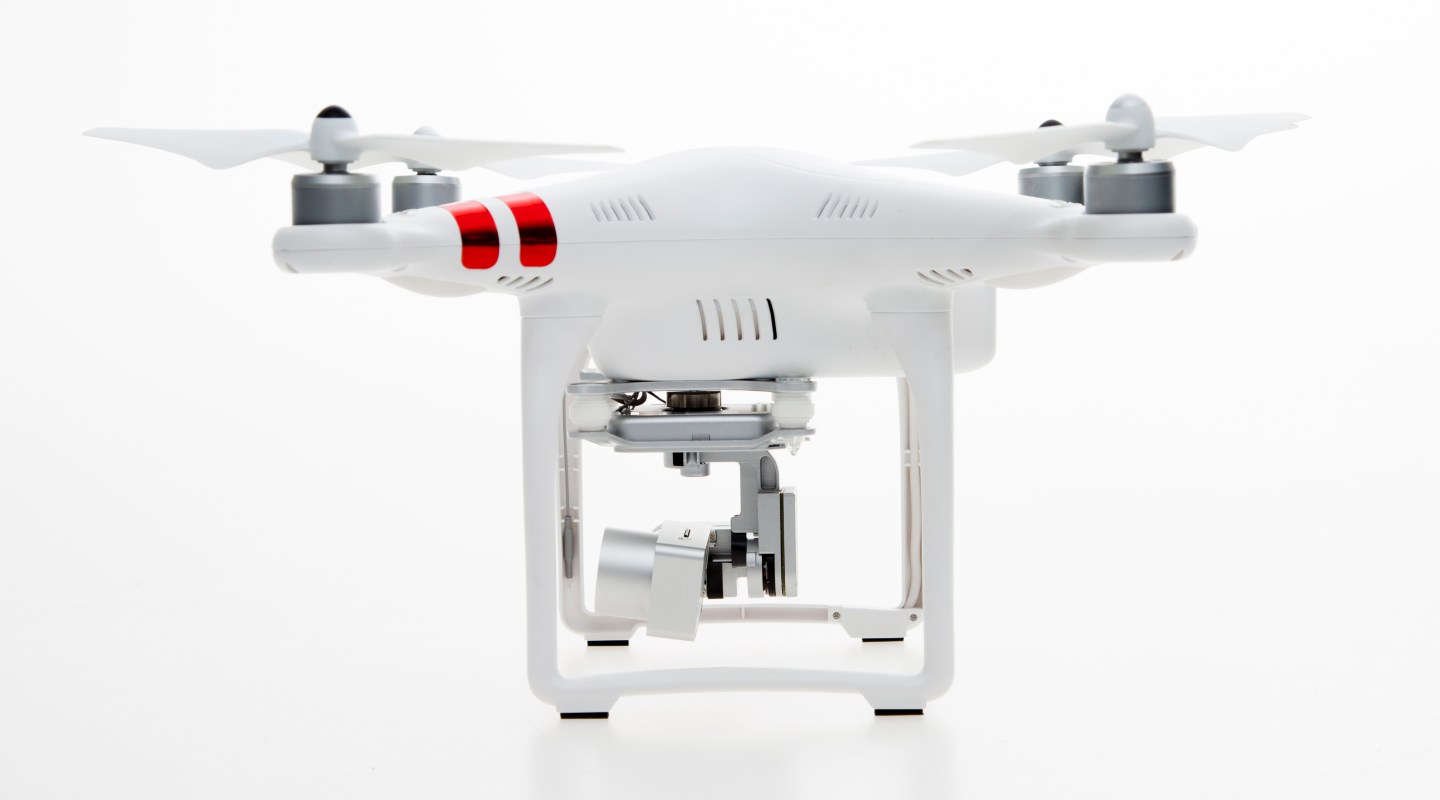 The DJI Phantom 3 Standard drone.