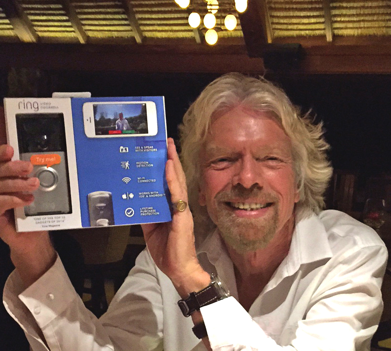 Meet Ring, the connected door bell company that just scored Richard Branson as an investor