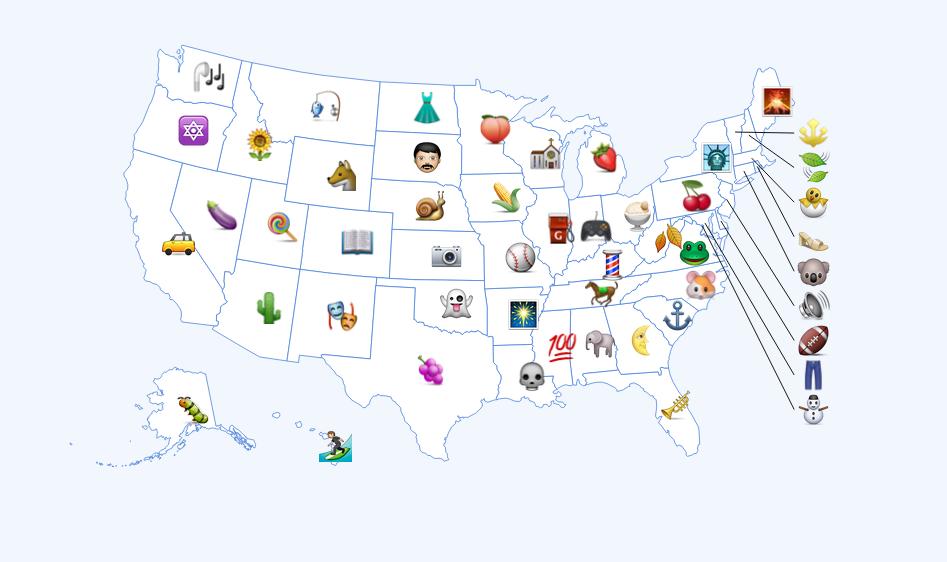 The United States of emoji