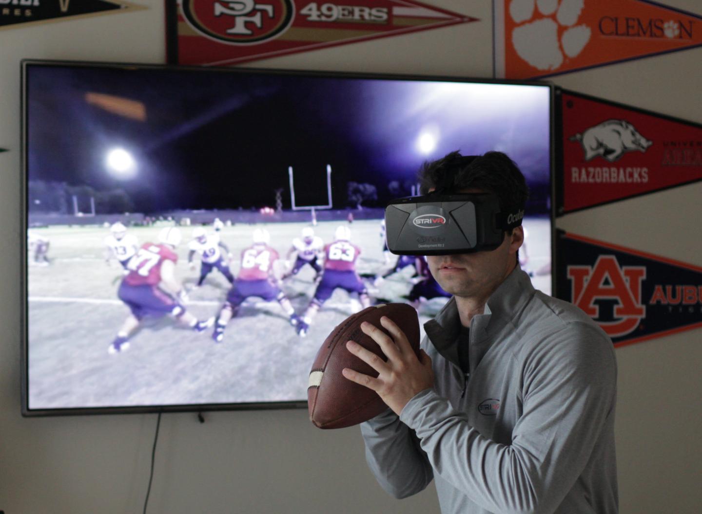 Here’s why NFL teams are training in virtual reality