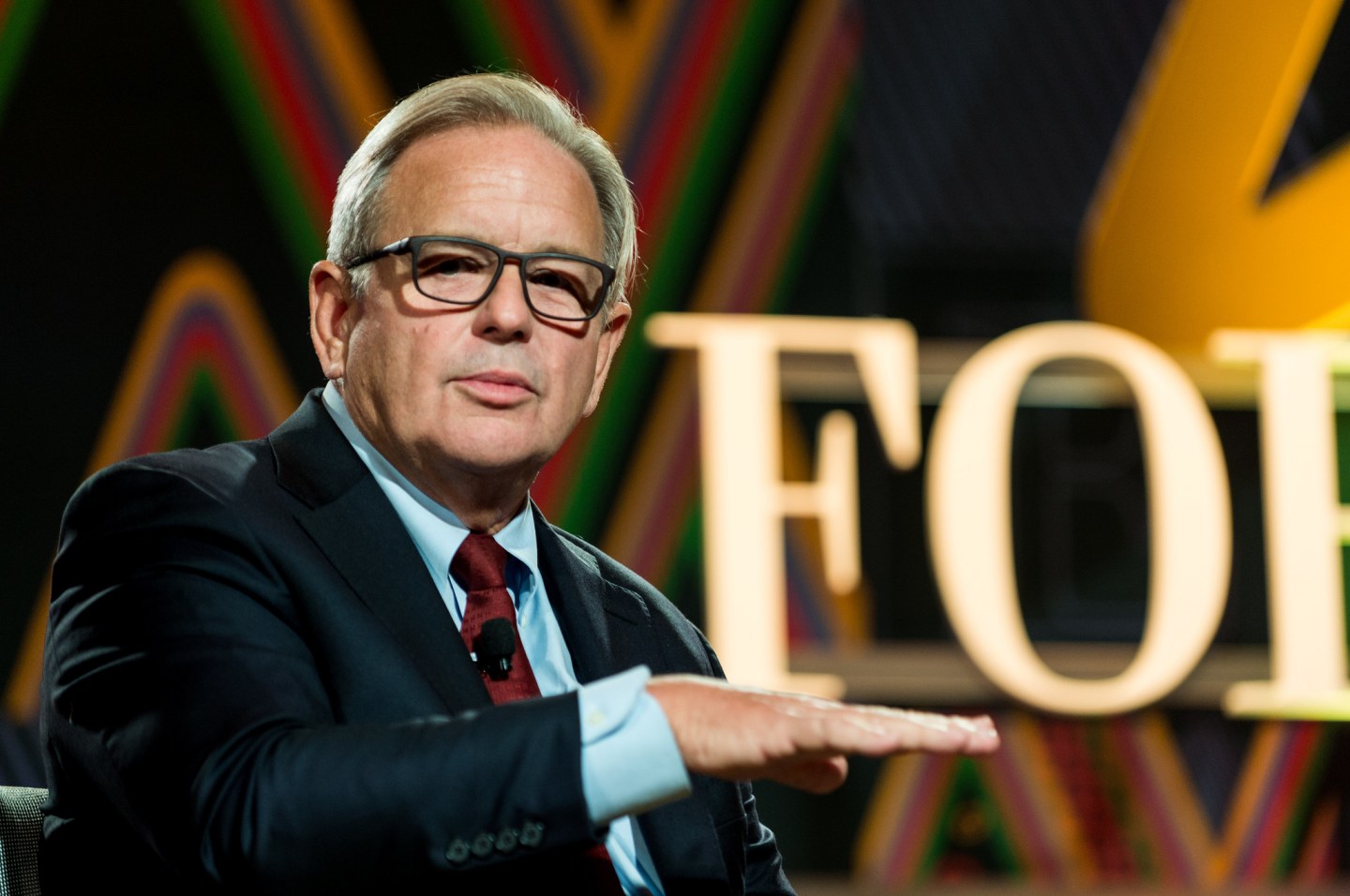 Royal Dutch Shell chairman Chad Holliday at the 2015 Fortune Brainstorm E conference in Austin, Texas.