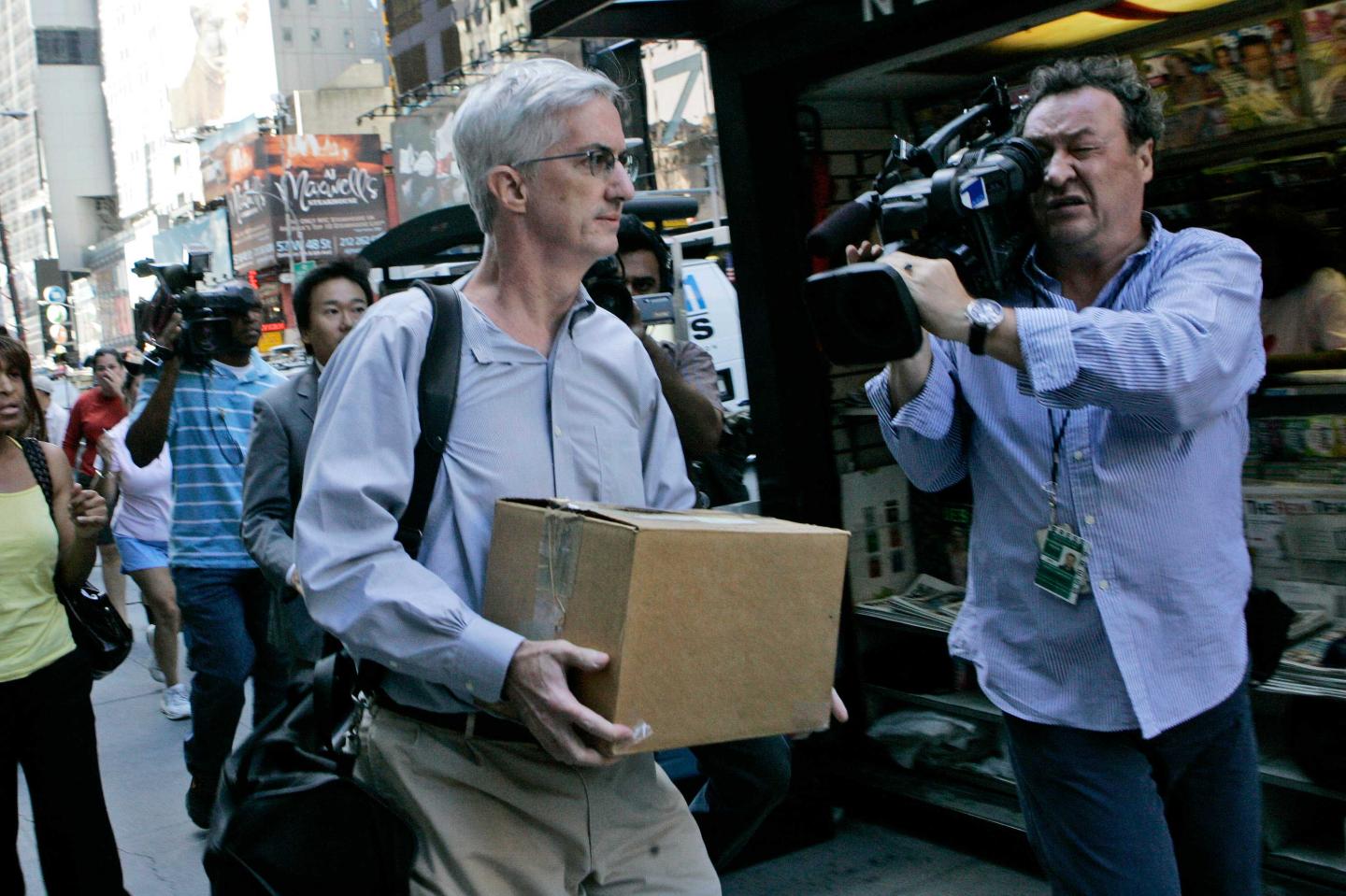 APTOPIX Lehman Brothers Bankruptcy