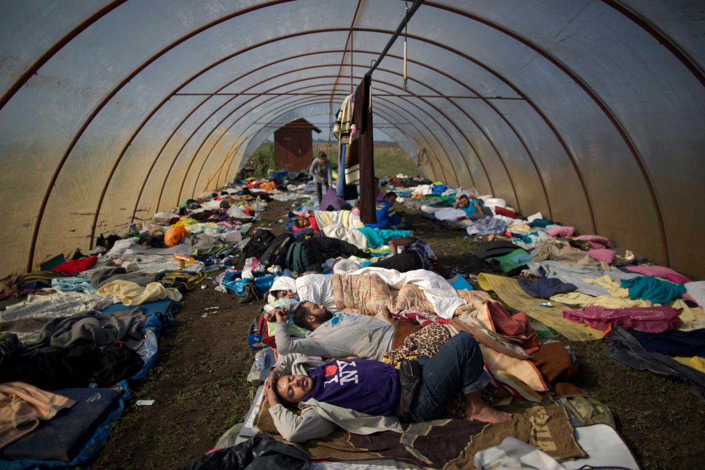 APTOPIX Hungary Migrants