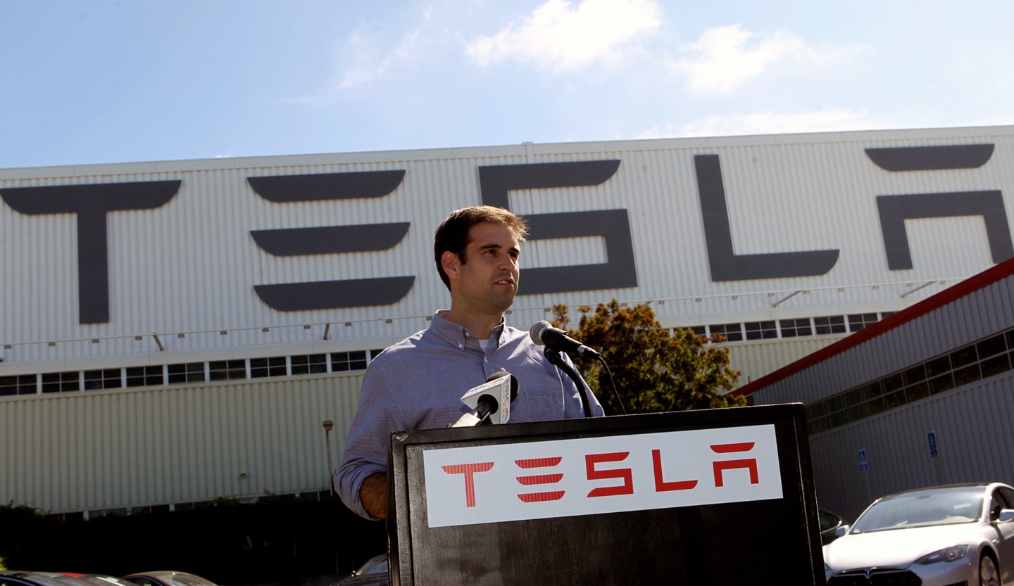 Tesla Supercharger Station