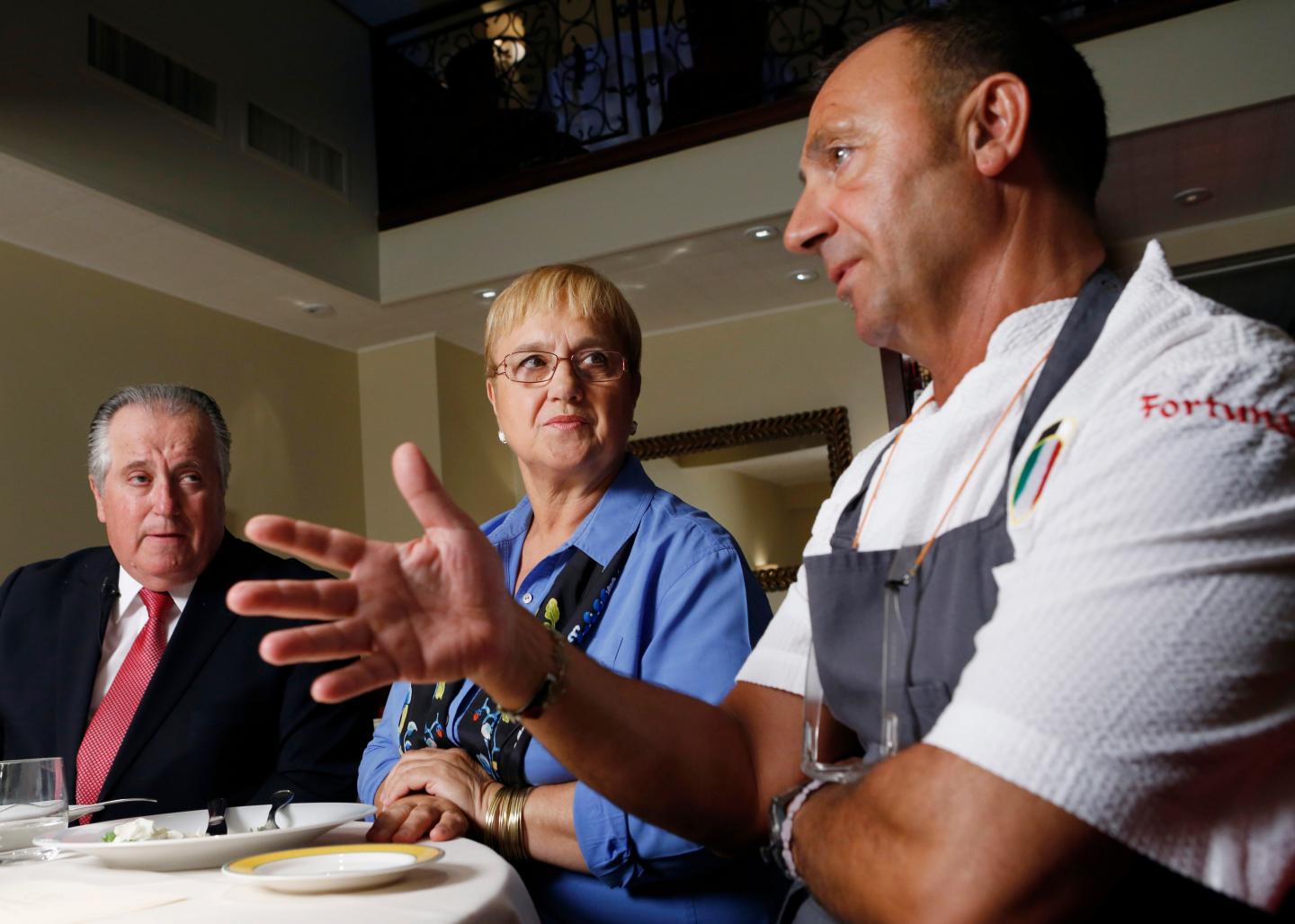 Angelo Vivolo, Lidia Bastianich, Fortunato Nictora