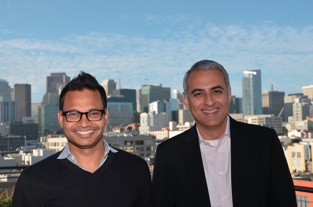 AppDynamics founder Jyoti Bansal (left) and CEO David Wadhwani (right).