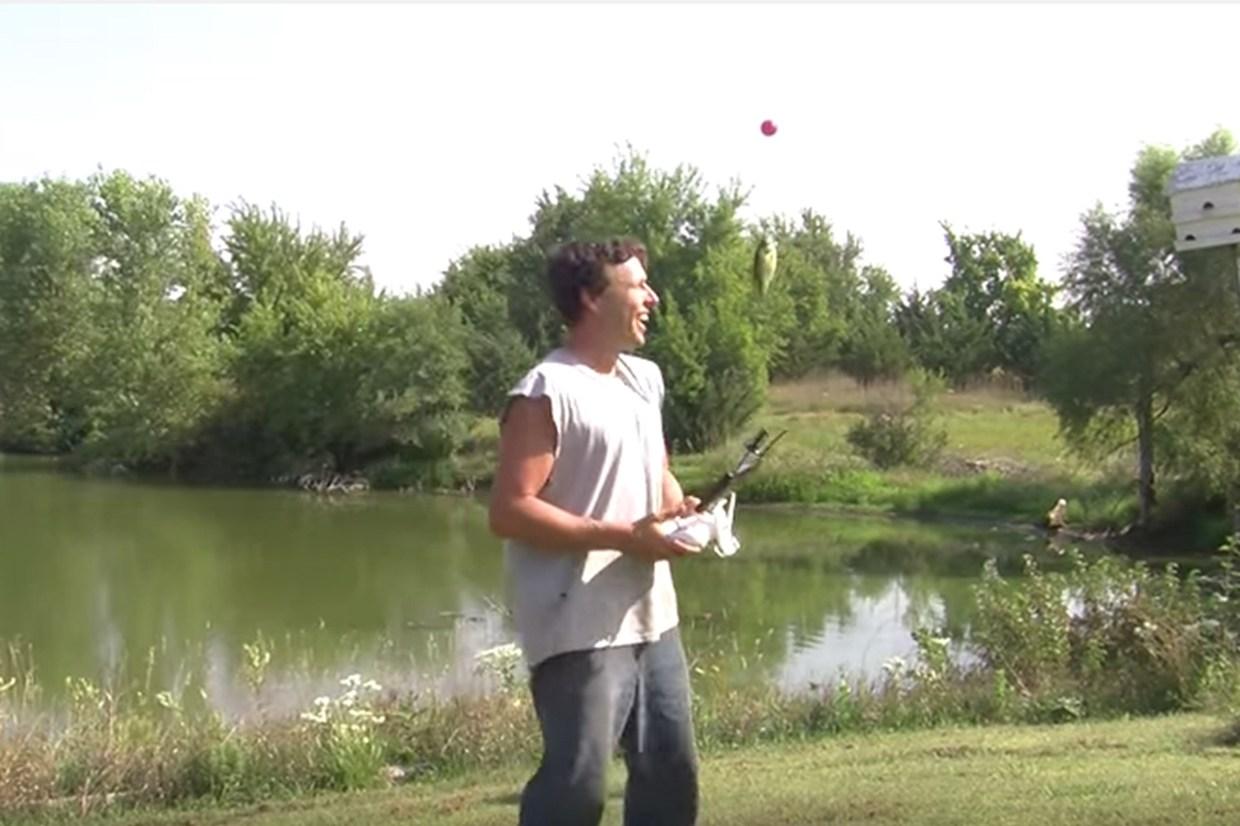 This guy caught a fish with his drone
