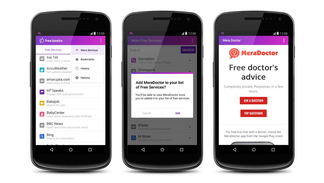 Facebook Internet.org Free Basics