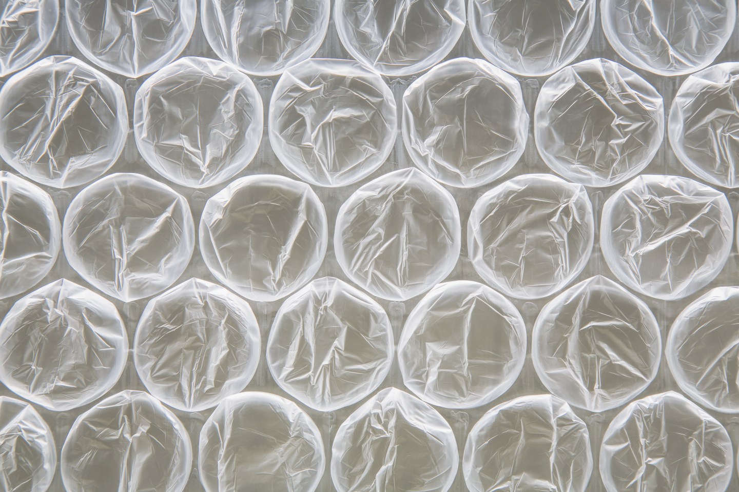Close up of bubble wrap, used for packaging