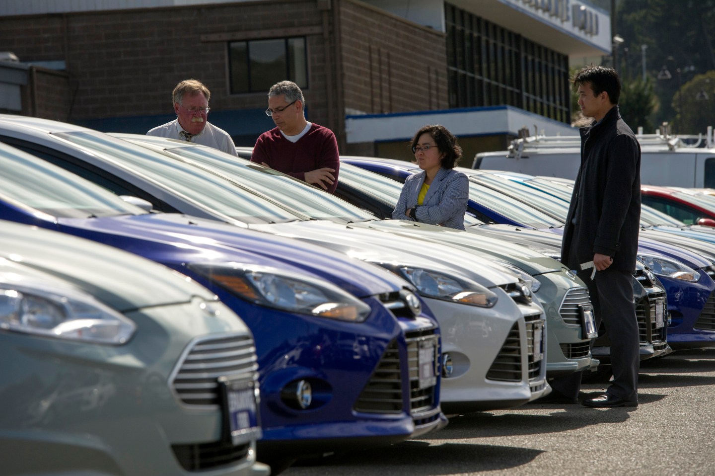 Views Of A Ford Dealership Ahead Of Domestic Auto Sales Data