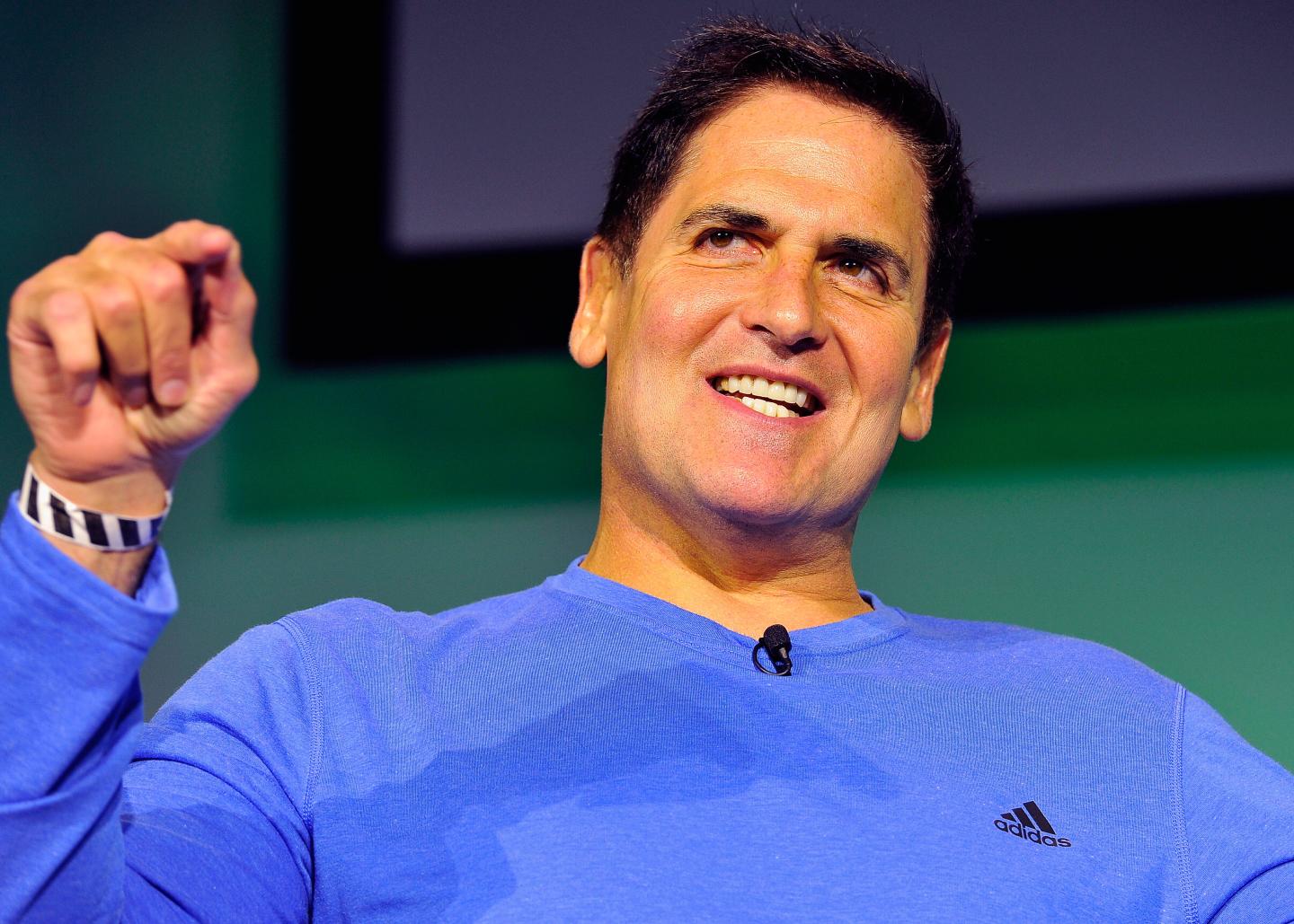 Businessman and TV personality Mark Cuban speaks onstage at TechCrunch Disrupt at Pier 48 on September 8, 2014 in San Francisco, California.