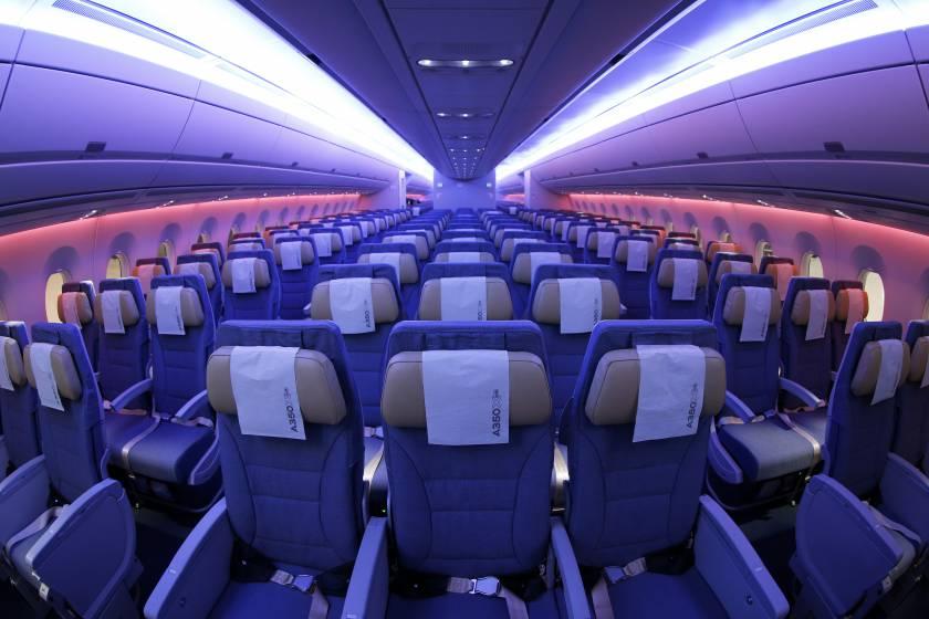 Media Preview Of Airbus A350 At Japan Airline Co.'s Hangar Facility